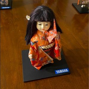 Vintage Yamaha Kyugetsu Doll Made In Japan Tokyo - Pre Owned Excellent Condition